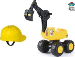 Sitzbagger Mobby-Dig + Bauhelm -Kinderspielzeug 4ever spiel sitzbagger mobby dig bauhelm 2