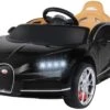 Elektroauto Bugatti Chiron In Schwarz -Kinderspielzeug actionbikes motors elektroauto bugatti chiron in schwarz