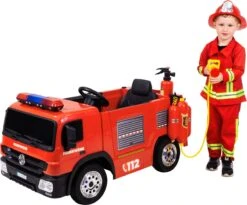 Elektroauto Feuerwehr SX1818 In Rot -Kinderspielzeug actionbikes motors elektroauto feuerwehr sx1818 in rot 2