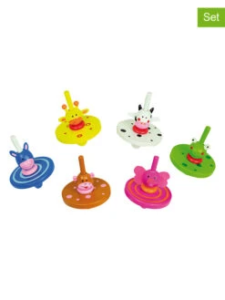 36er-Set: Kreisel-Spielfiguren - Ab 3 Jahren