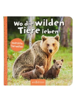 Papp-Bilderbuch "Wo Die Wilden Tiere Leben"