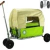Beachtrekker LiFe Faltbarer Bollerwagen (Grün) + Bremse + Sonnenverdeck -Kinderspielzeug beachtrekker beachtrekker life faltbarer bollerwagen grun bremse sonnenverdeck