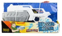 Wasserpistole Blaster 32cm Weiß-blau Super-Splash