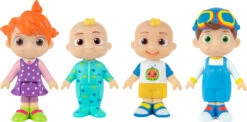 JAZWARES CoComelon - Familie 4er Figuren-Set