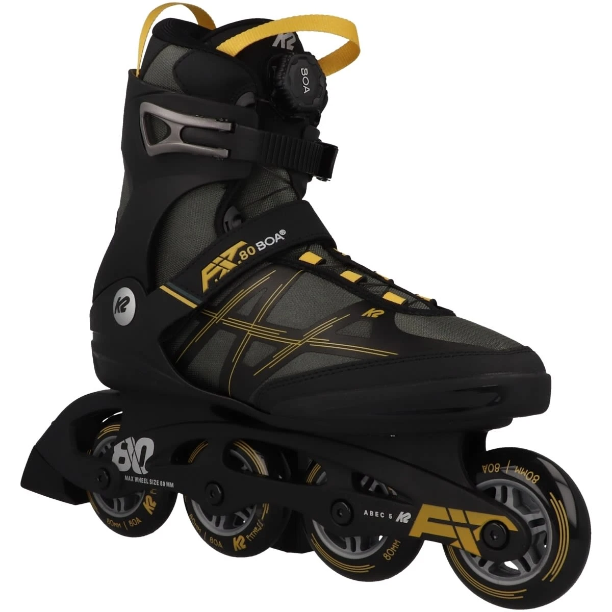 K2 Inlineskates F.I.T. 80 Boa In Grau 3 K2 Inlineskates F.I.T. 80 Boa In Grau