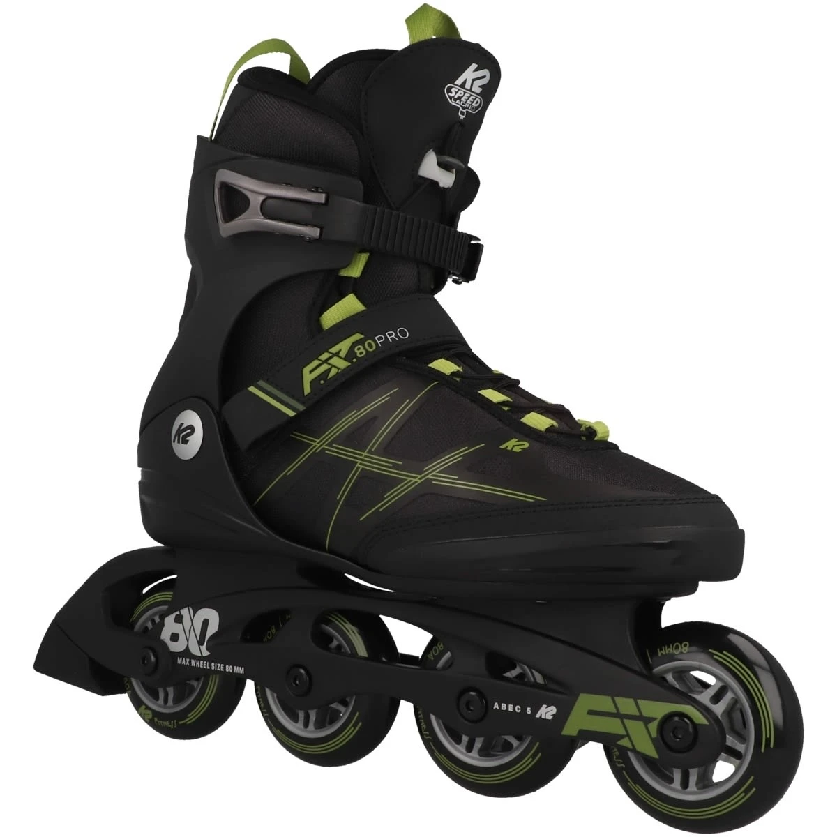 K2 Inlineskates F.I.T. 80 Pro In Schwarz