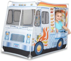Melissa & Doug Spielzelt Imbisswagen -Kinderspielzeug melissa and doug spielzelt imbisswagen 2