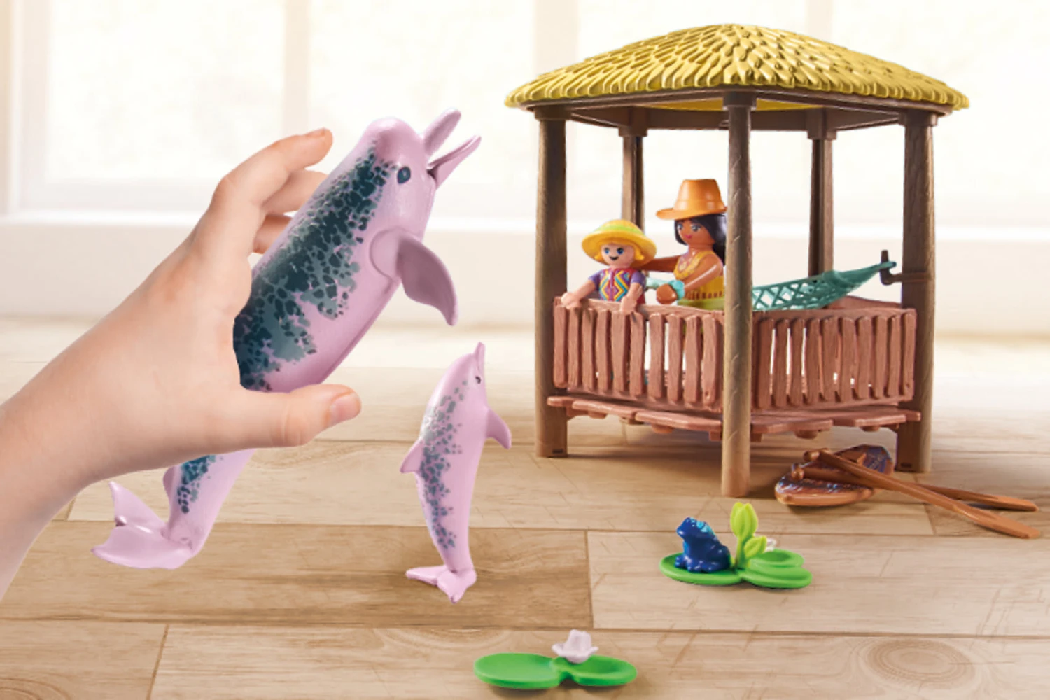 Playmobil 71143 Wiltopia - Paddeltour Mit Den Flussdelfinen 8 Playmobil 71143 Wiltopia - Paddeltour Mit Den Flussdelfinen – Bild 6