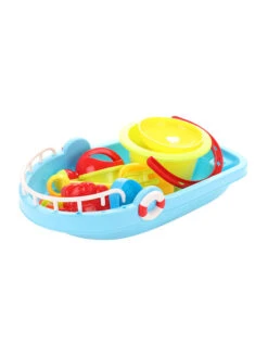 Toi Toys 9tlg. Sandkastenset "Boot" (Überraschungsprodukt) - Ab 3 Jahren -Kinderspielzeug toi toys 9tlg sandkastenset boot uberraschungsprodukt ab 3 jahren 2